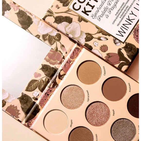 NWT NIB WINKY LUX Coffee Kitten Eyeshadow Palette - Rich Neutrals - Picture 5 of 11